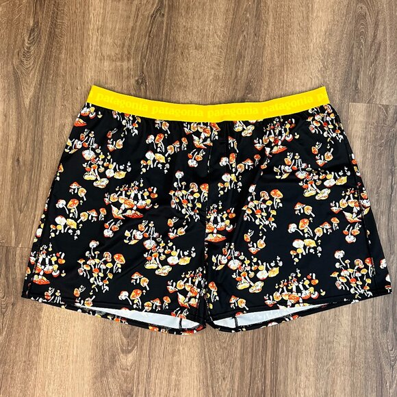 Patagonia Mushroom Men's Capilene Base Layer Shorts Sz XXL- Rare - Picture 2 of 11